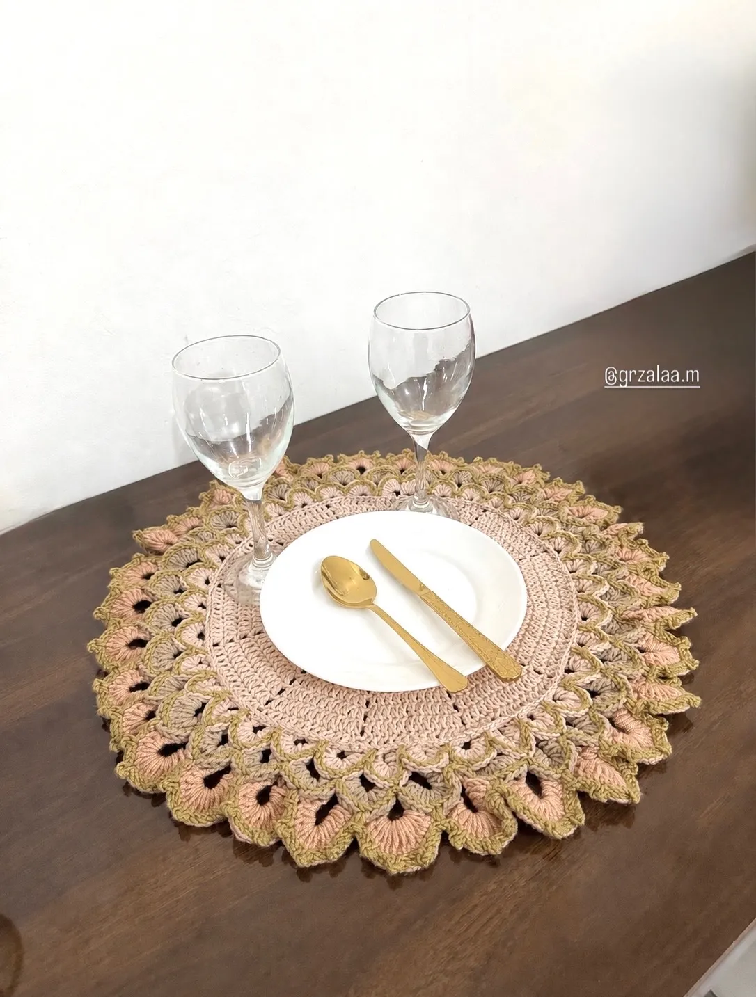 Crochet table cover made to order