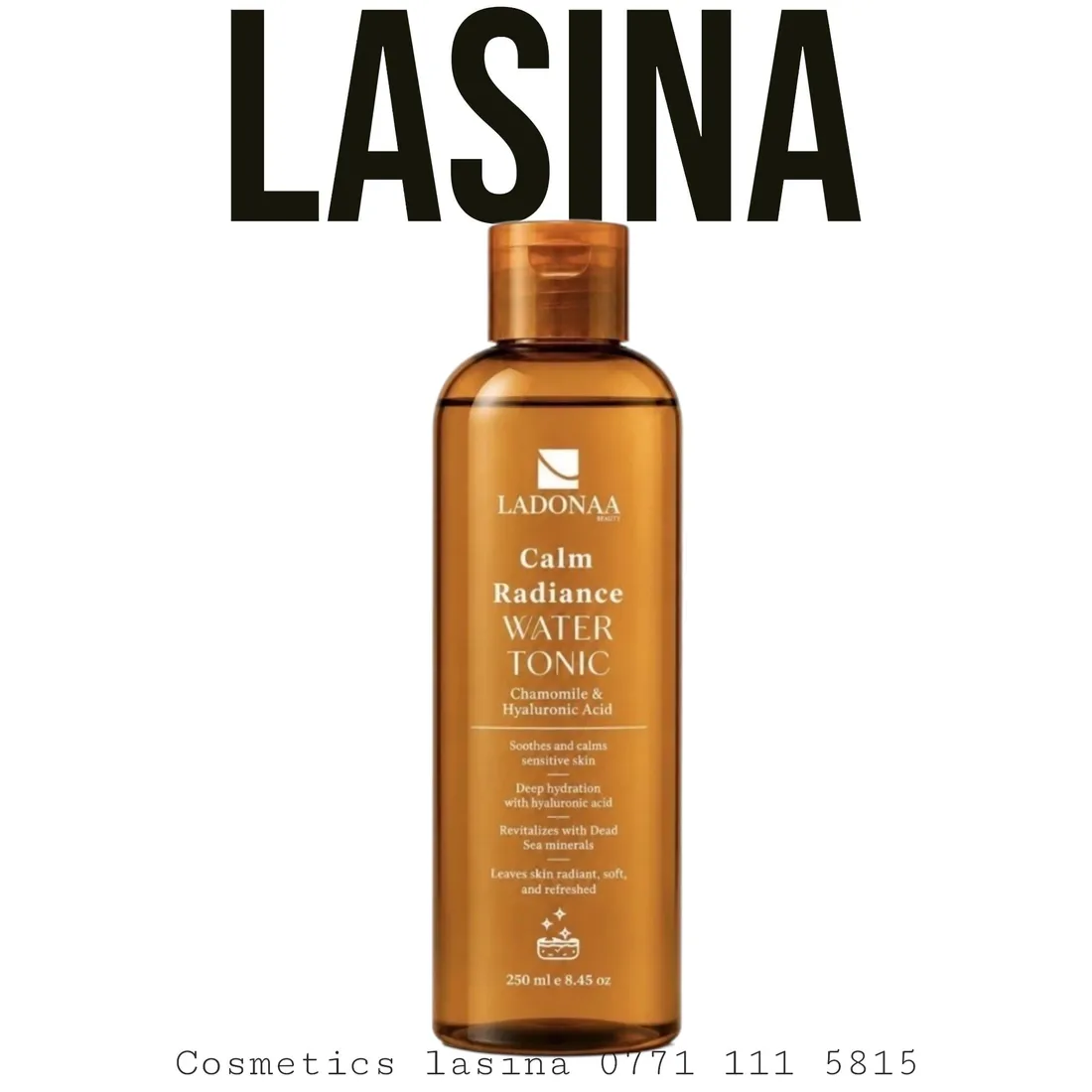 LADONAA Calm Radiance Water Tonic ٢٥٠ ملتونر البشرة الحساسة