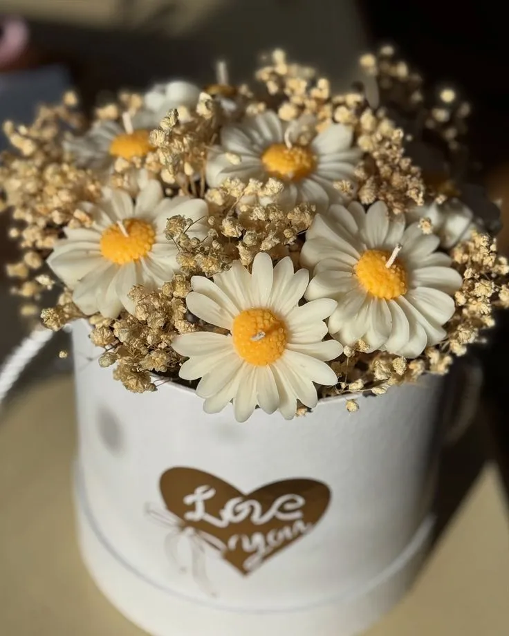 بوكيه شمع عطري 